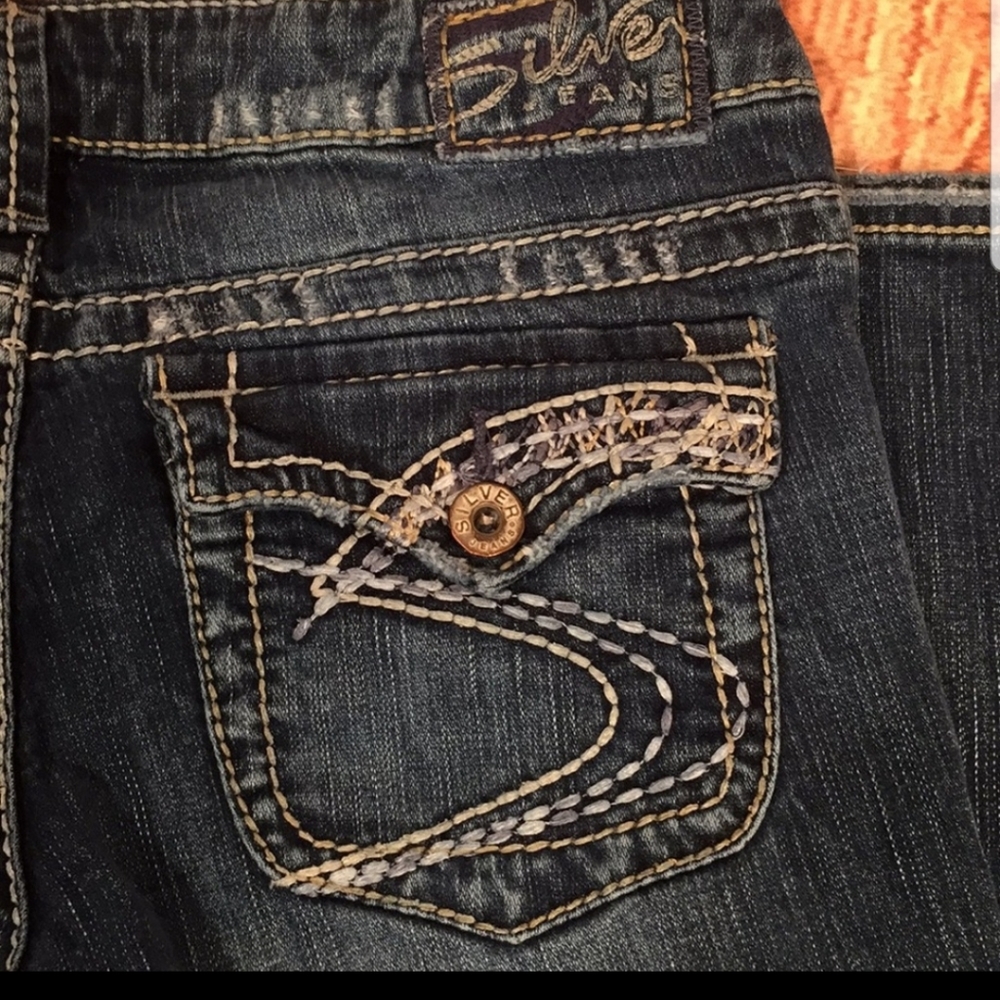 Silver Jeans! Pioneer style. Size 27